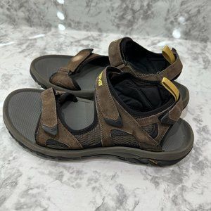 Teva 4144 Katavi Men's Brown Suede Adjustable Straps Sport Sandals Size 12